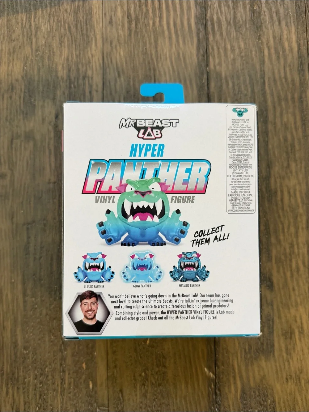 Mr beast Lab Hyper Panther Vinyl Figure New in box